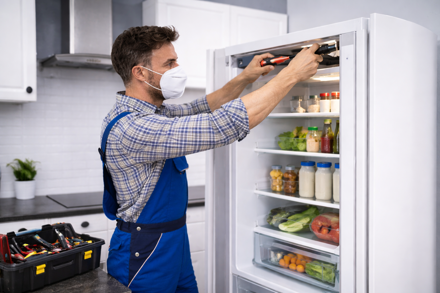 Refrigerator interior cooling airflow